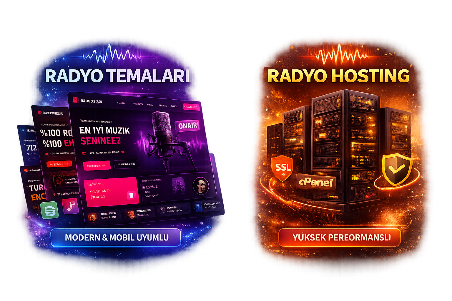 Radyo temaları ve radyo hosting hizmetleri